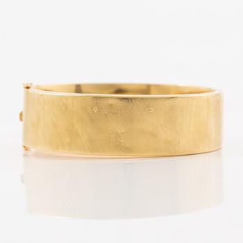 Bracelet, 18K gold, satin finish, Italy.