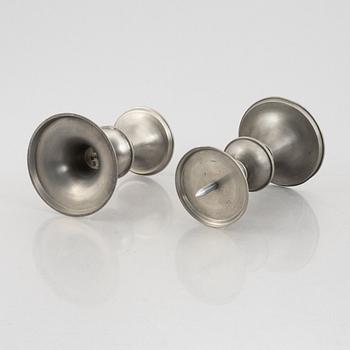 Edvin Ollers, candlesticks, 8 pcs, Schreuder & Olsson, Stockholm, 1937-1980.