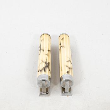 A pair of Art deco wall lamps first half of the 20th century.