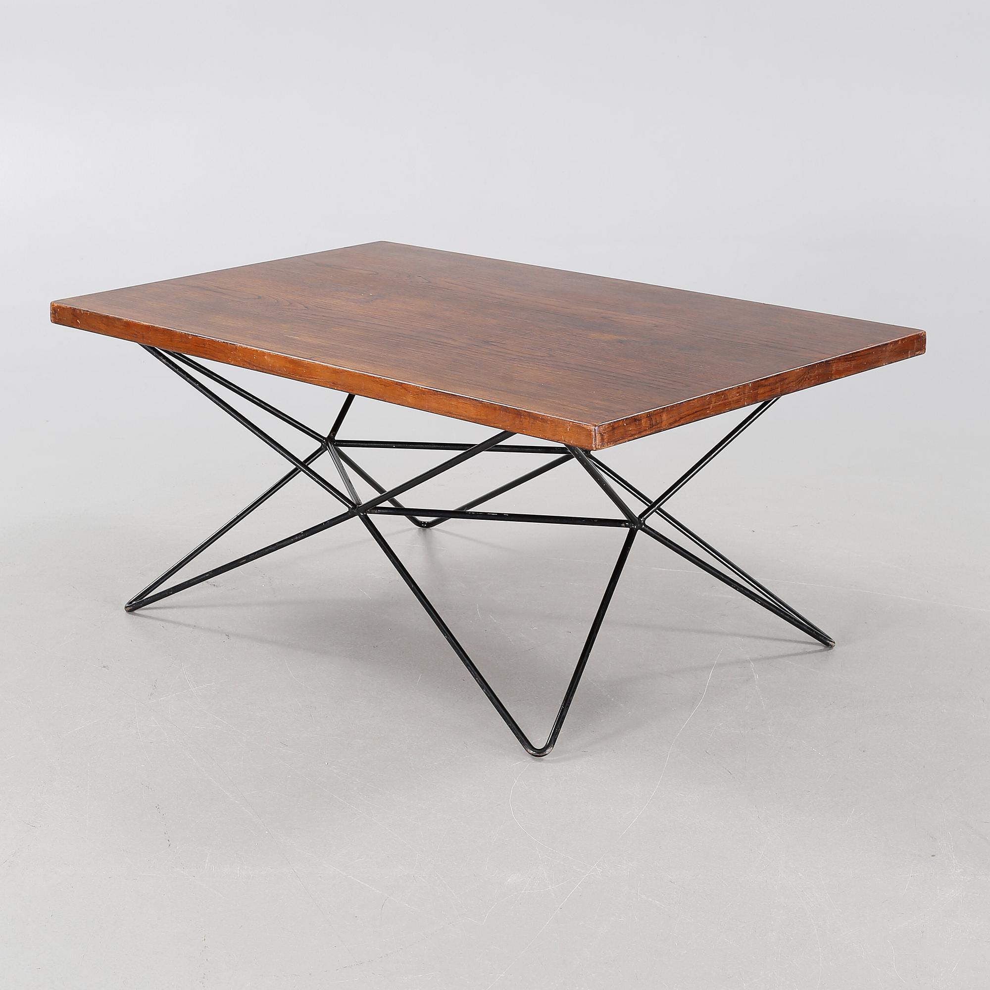A table / coffee table / high table, "A2 / Trehöjdsbordet", designed by BENGT JOHAN GULLBERG ca 1952.