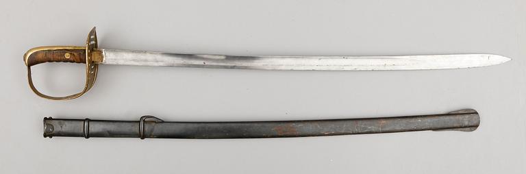 SABEL, m/1867, för kavalleriet.