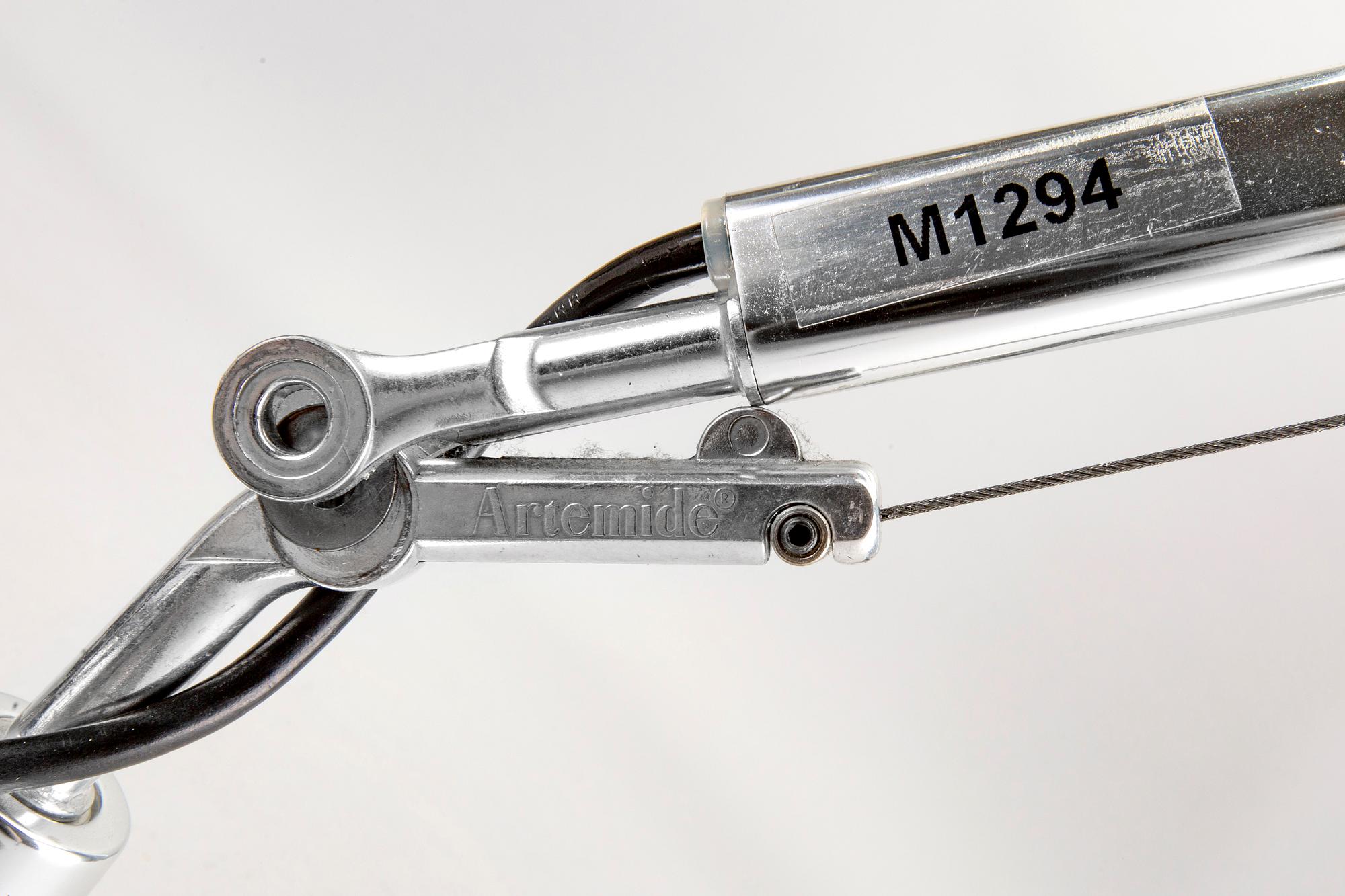 Michele De Lucchi & Giancarlo Fassina, bordslampor/golvlampor, ett par, "Tolomeo", Fassina, Artemide Italien.