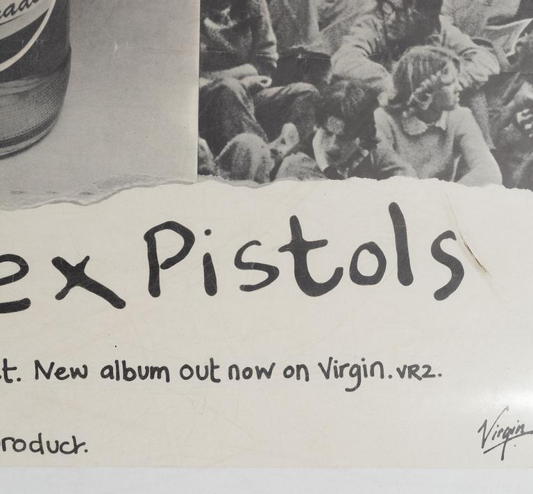 Poster, "Some Product - Carri on Sex Pistols", Virgin Records, 1979.