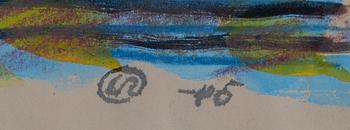 Lennart Rodhe, Figures on a bridge.