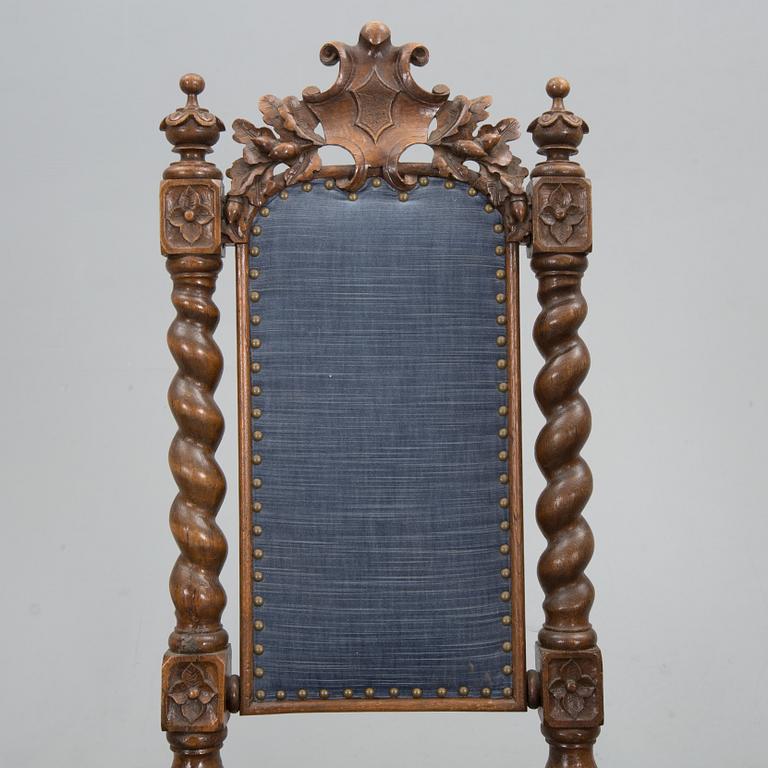 STOLAR, 4 st, barockstil, 1900-talets första hälft.