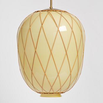 Harald Notini, a pair of ceiling lamps model 11555, Arvid Böhlmarks Lampfabrik, Stockholm, 1940s.