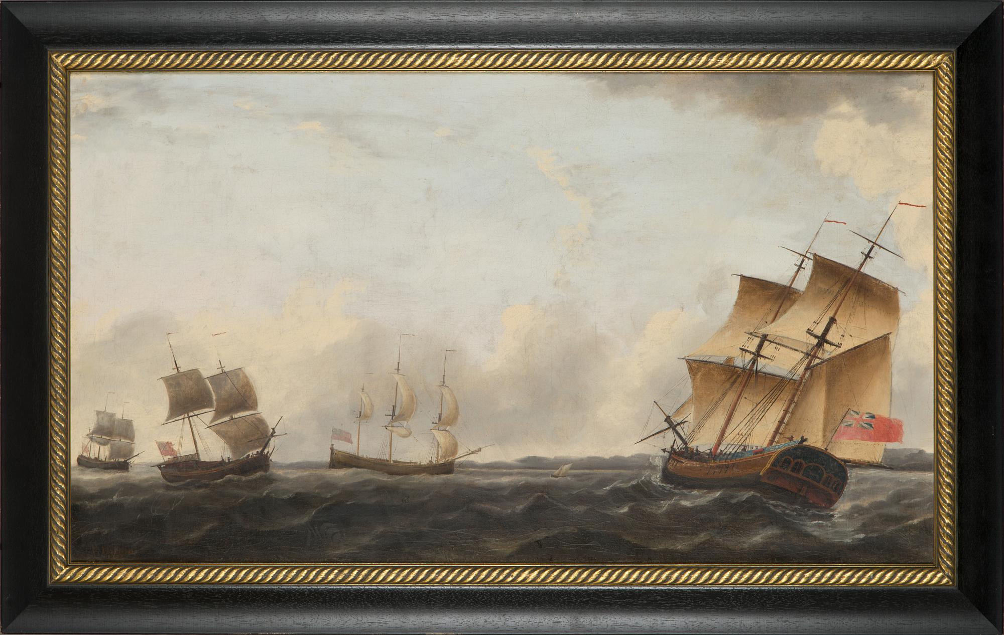 Francis Holman, Ships at the sea.