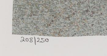 Madeleine Pyk, "Tusen dagar och en dröm", mapp med fyra färglitografier samt bok.