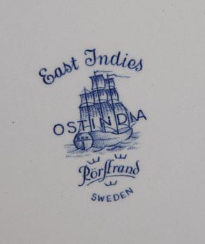 MATSERVIS, 63 delar, porslin, "Ostindia", Rörstrand.
