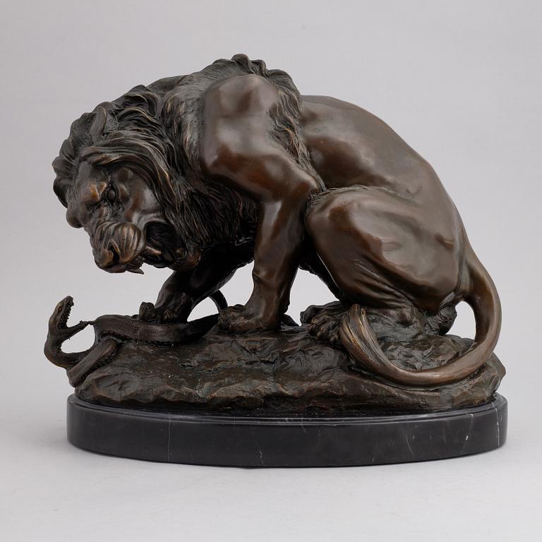 Antoine Louis Barye, efter, skulptur, brons.