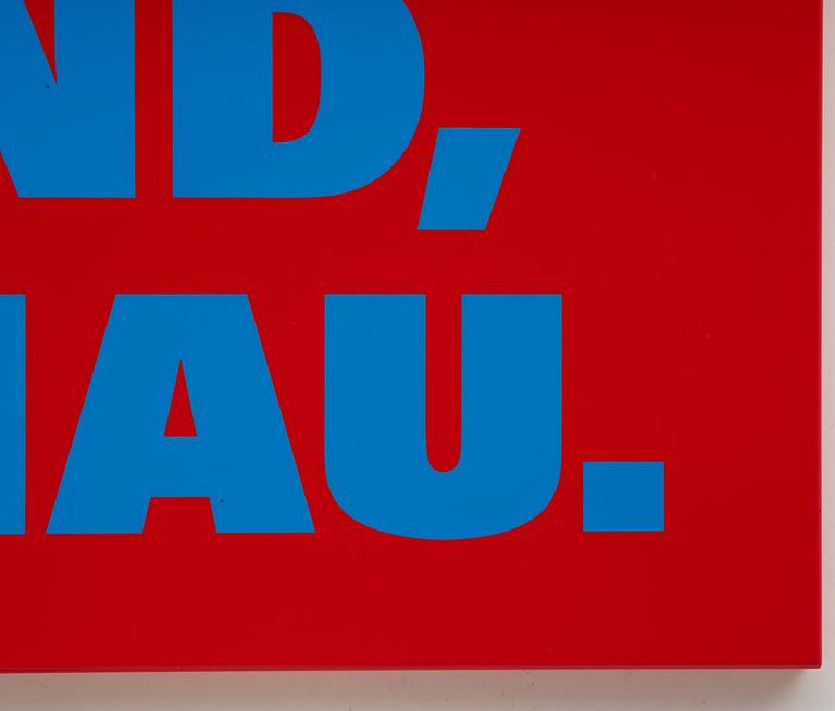 Rémy Zaugg, "SCHAU, ICH BIN BLIND, SCHAU".