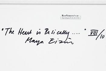 Maya Eizin Öijer, screenprint on acrylic glass, signed and numbered on verso.