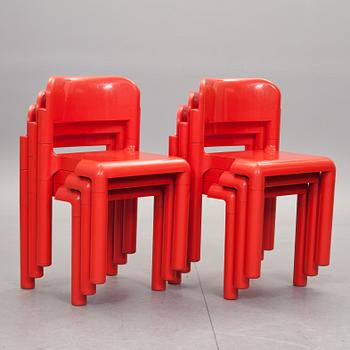 STOLAR, 6 st, Eero Aarnio, UPO Furniture, Nastola, Finland, 1970-tal.