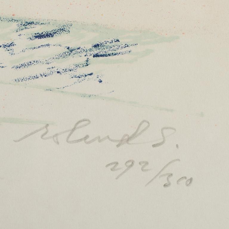 ROLAND SVENSSON, färglitografi, signerad och numrerad 292/300.