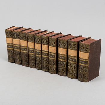 History of King Charles XII, 10 vols., with engraved plates and plans, 1702-19.