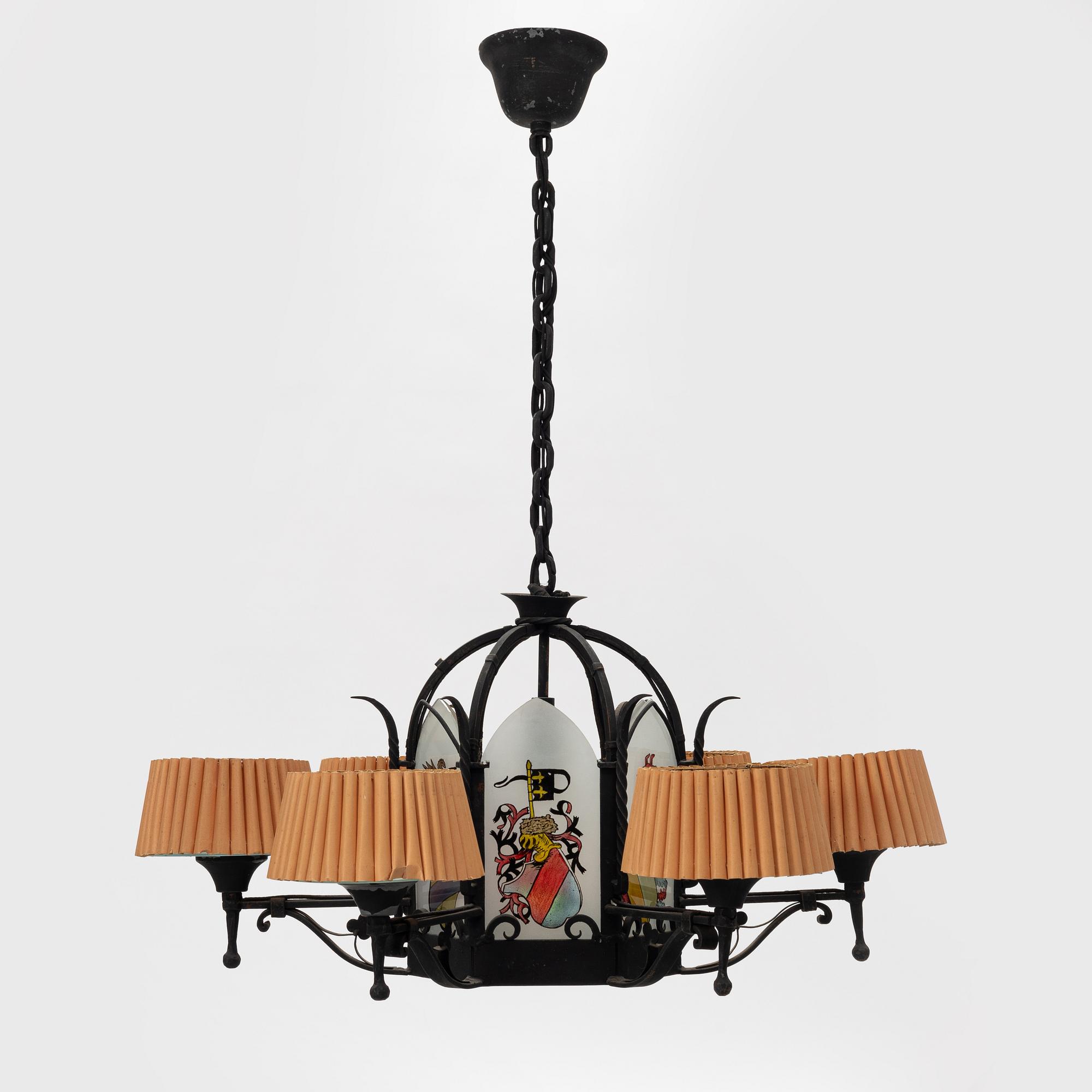 A ceiling light, first half of the 20th Century.