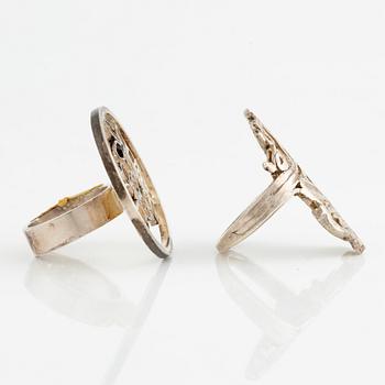 Lars Arby, six rings, silver. Gothenburg, among others, 1966 and 1976.