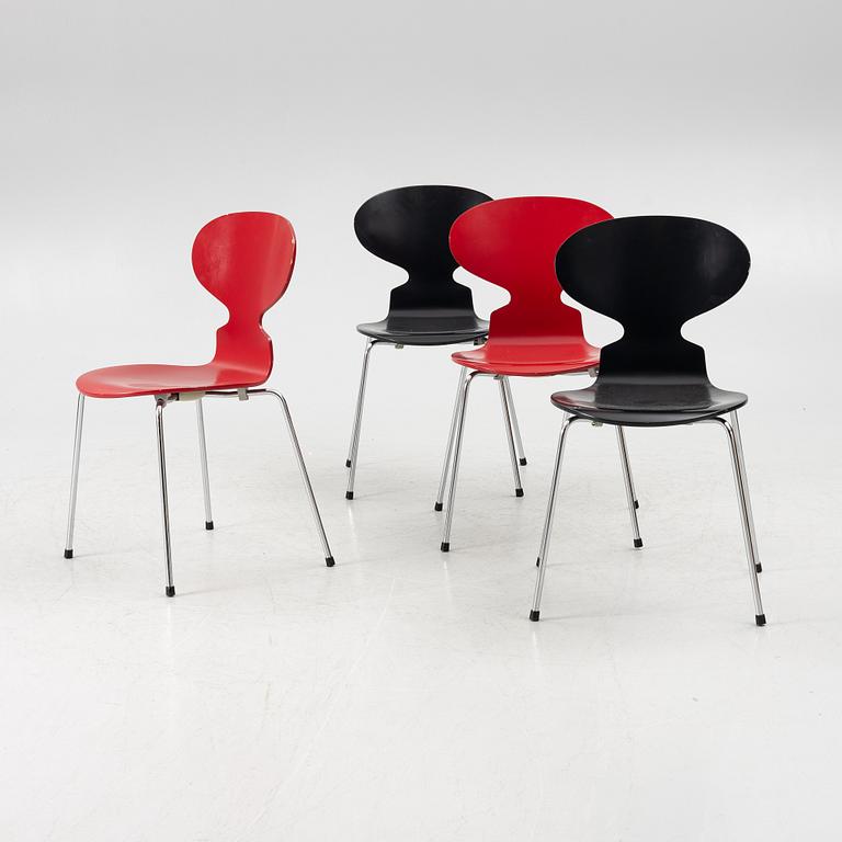 Arne Jacobsen, four 'the Ant chair", Fritz Hansen.