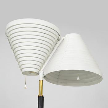 Alvar Aalto, a 1960s 'A810' floor light for Valaistustyö, Finland.