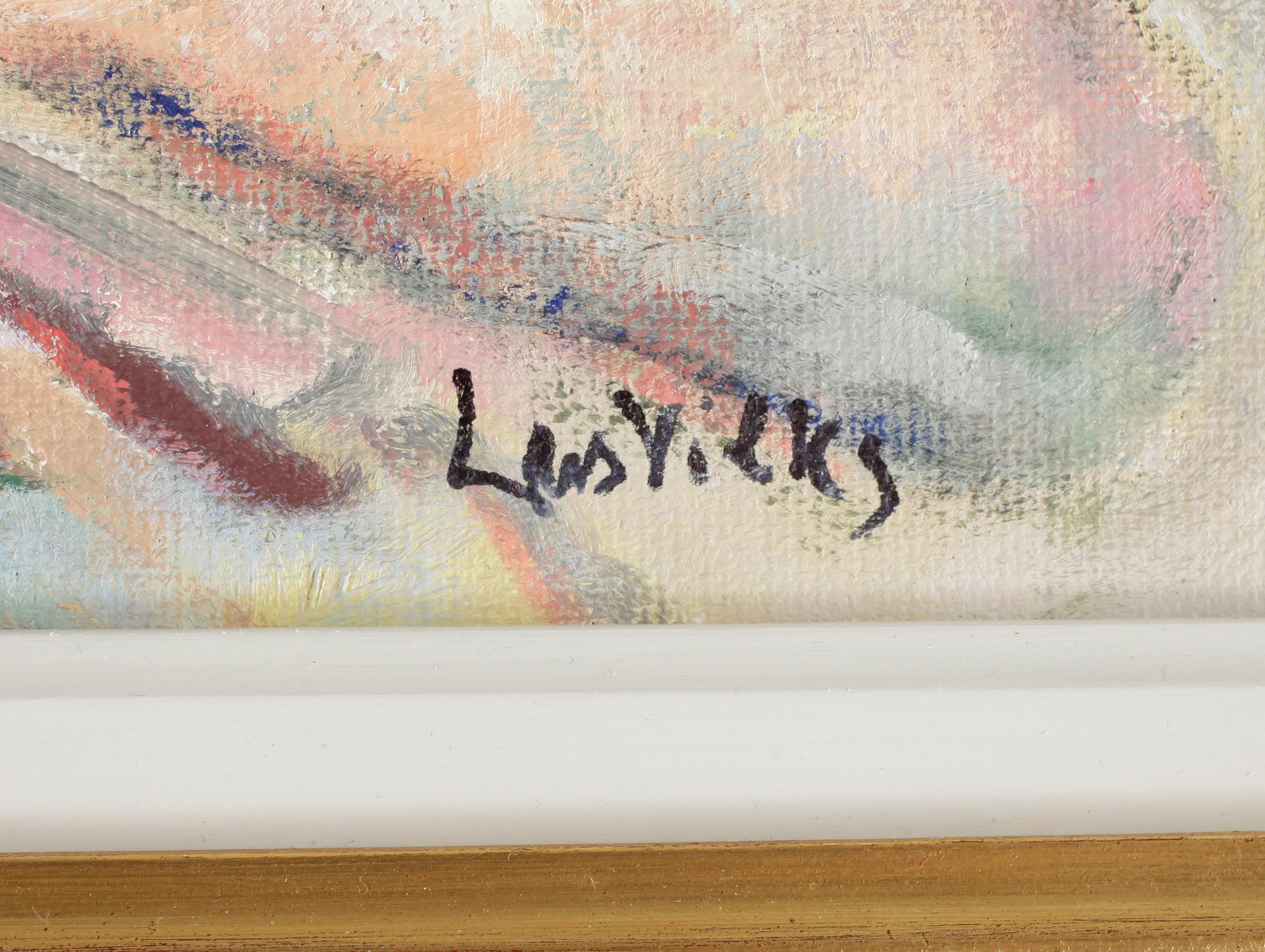 LARS VILKS. Oljemålning på duk, signerad.