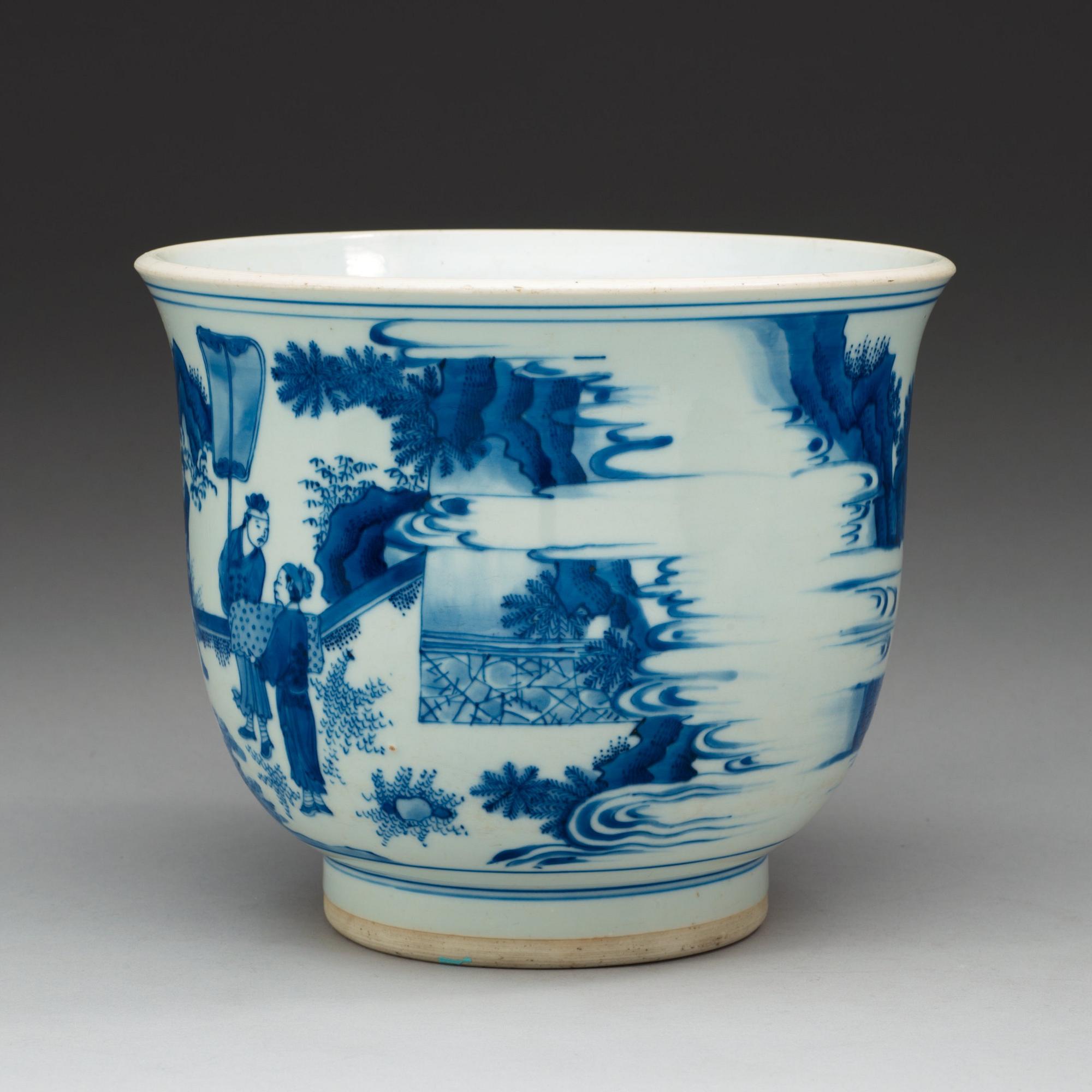 YTTERFODER, porslin. Qing dynastin.