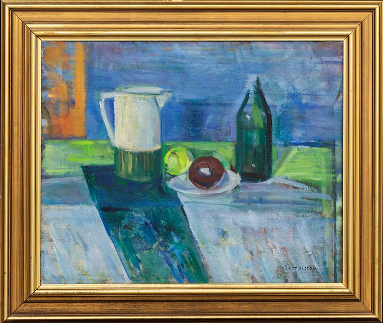 WILGOT OLSON, oil oncanvas, signed.