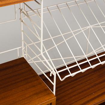 NILS STRINNING, bokhylla, "String", 1950-tal.