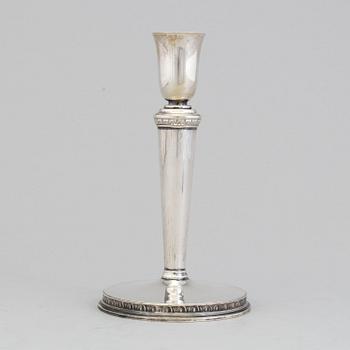 LJUSSTAKE, silver, Eric Råström, CG Råström, Stockholm 1957.