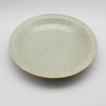 219. A celadon dish, Ming dynasty (1368-1644).