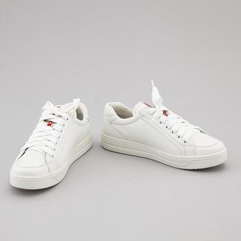 PRADA, sneakers, två par, storlek 35,5.