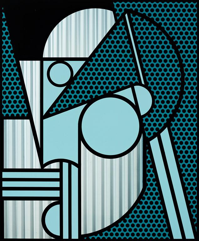 Roy Lichtenstein, "Modern Head #4".