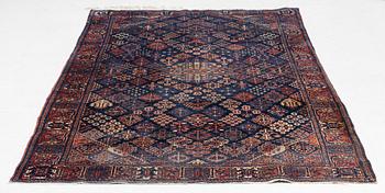 An antique Djoshagan rug, central persia, c 207 x 131 cm.