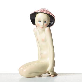Helen König Scavini, figurin "Nudino", Lenci, Italien 1930-tal.