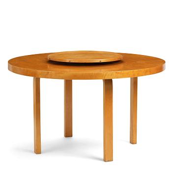229. Alvar Aalto, a dining table model "91" with tray, O.Y. Huonekalu- ja Rakennustyötehdas A.B., for Finmar Ltd, Finland, 1934-39.