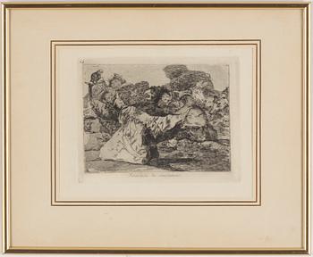 Francisco Goya Y Lucientes · FRANCISCO GOYA, etsning, ur "Los Desastres de la Guerra".