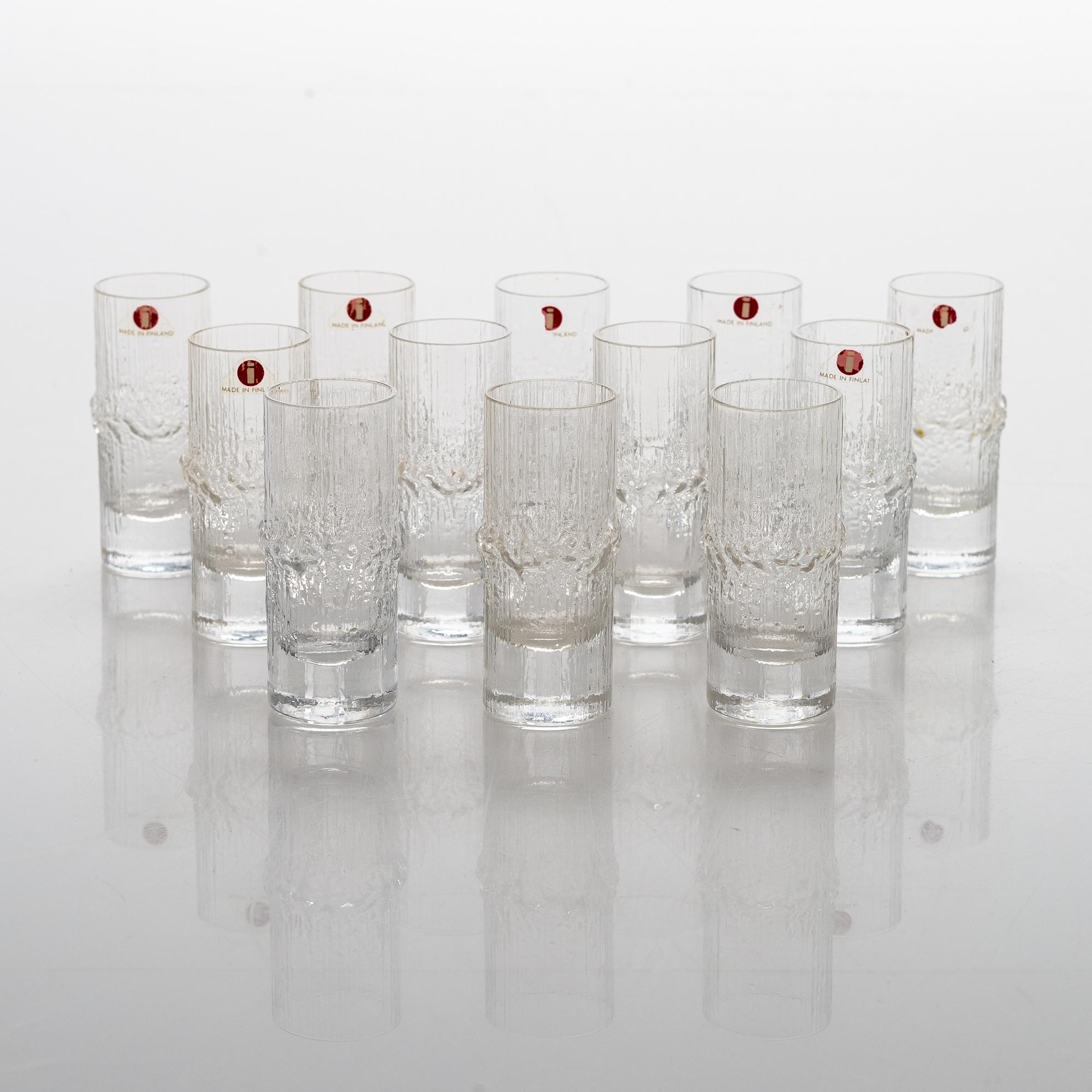 iitala Niva Tapio Wirkkala グラス 6個セット 1970s Niva High Ball Glasses by Tapio Wirkkala for Iittala