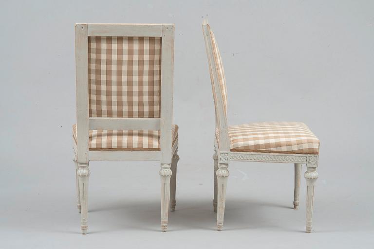 A PAIR OF CHAIRS.