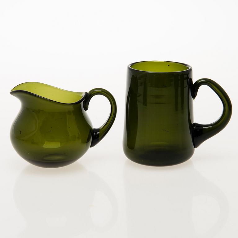 KAJ FRANCK, A 10-piece set of 'Tupa' glassware for Iittala, Finland 1948-54.