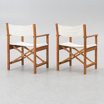Four chairs, director's model, Kirkodan, Denmark.