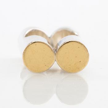 Sigurd Persson, maker's mark Lars Munkhammar, Ring of silver with gold plating, Stockholm 1994.