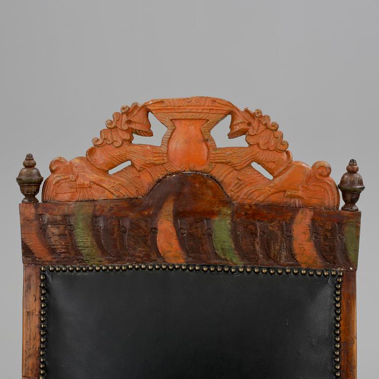 KARMSTOL, barock, 1700-tal.