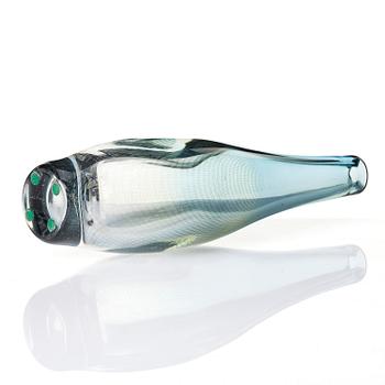 Sven Palmqvist, fyra delar, glas, Kraka, Orrefors 1940-50-tal, nr 34, 170, 359 samt en osignerad.