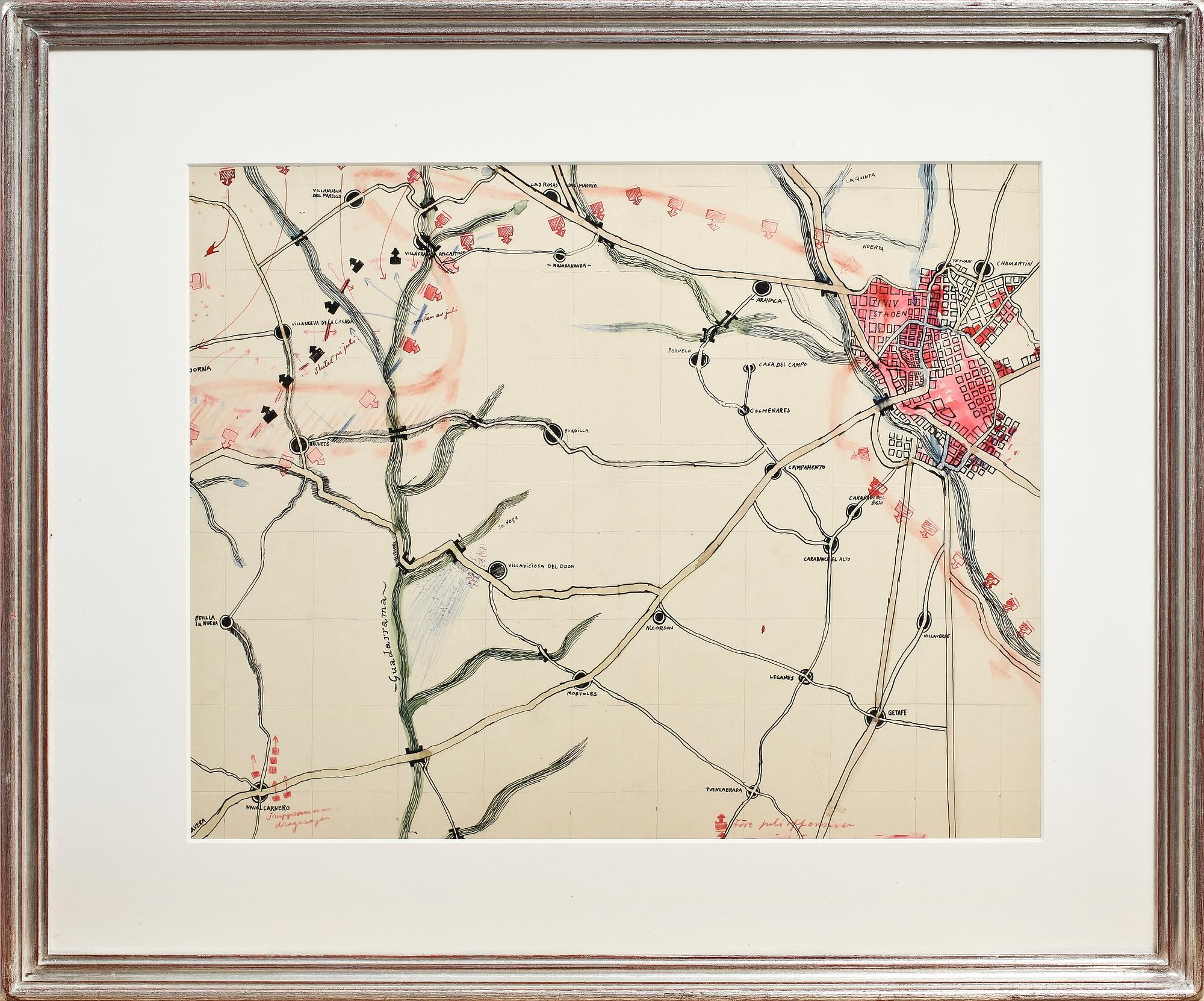 RAGNAR SANDBERG, 3 st, blyertsteckning samt blandtekniker, osign.