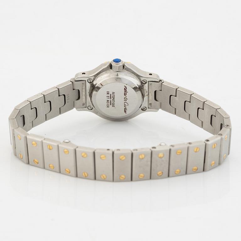 Cartier, Santos, Ronde, "Spider Dial", wristwatch, 24 mm.