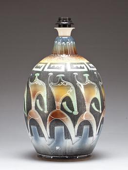 BORDSLAMPA, keramik, Tilgman, 1966.