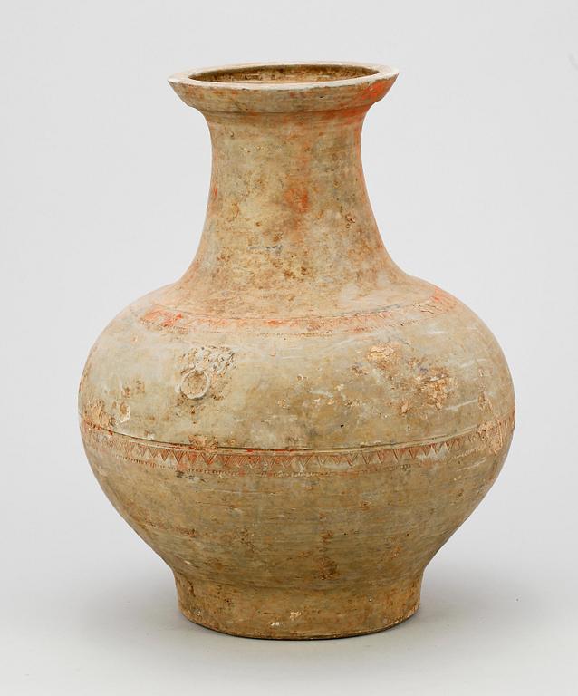 KRUKA, keramik, Kina, Han-stil, trol 1800-tal.