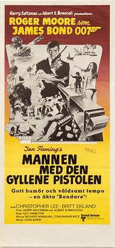 Filmaffischer, 3 st, James Bond.