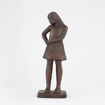Lisa Larson, skulptur. Brons. Signerad och numrerad. Höjd 27 cm.