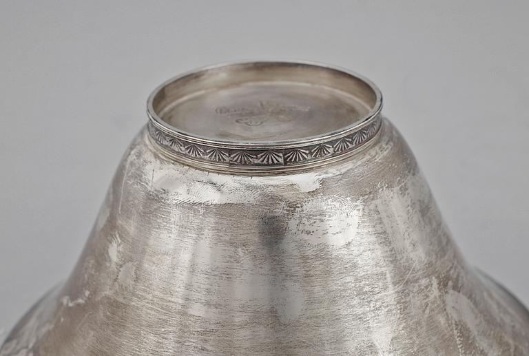 SKÅL, sterlingsilver, Wiven Nilsson, Lund. 1957. Ca 200g.