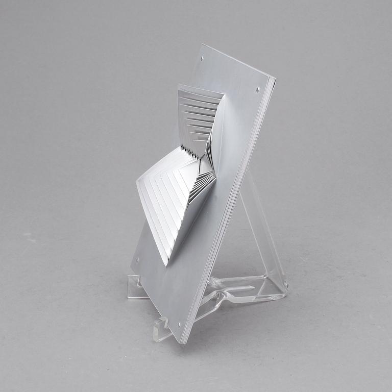 ARNE JONES, väggrelief, "Blossom", aluminium.
